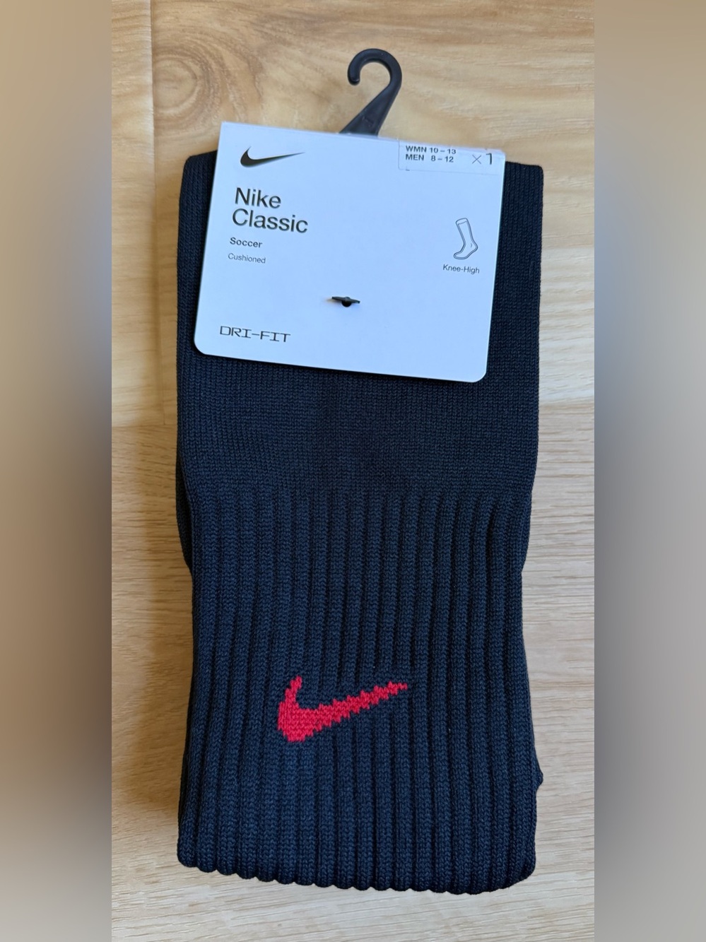 Nike Classic 2 Cushioned Over-the-Calf Socks - SX5728-012 - Size L - NWT - Picture 4 of 6
